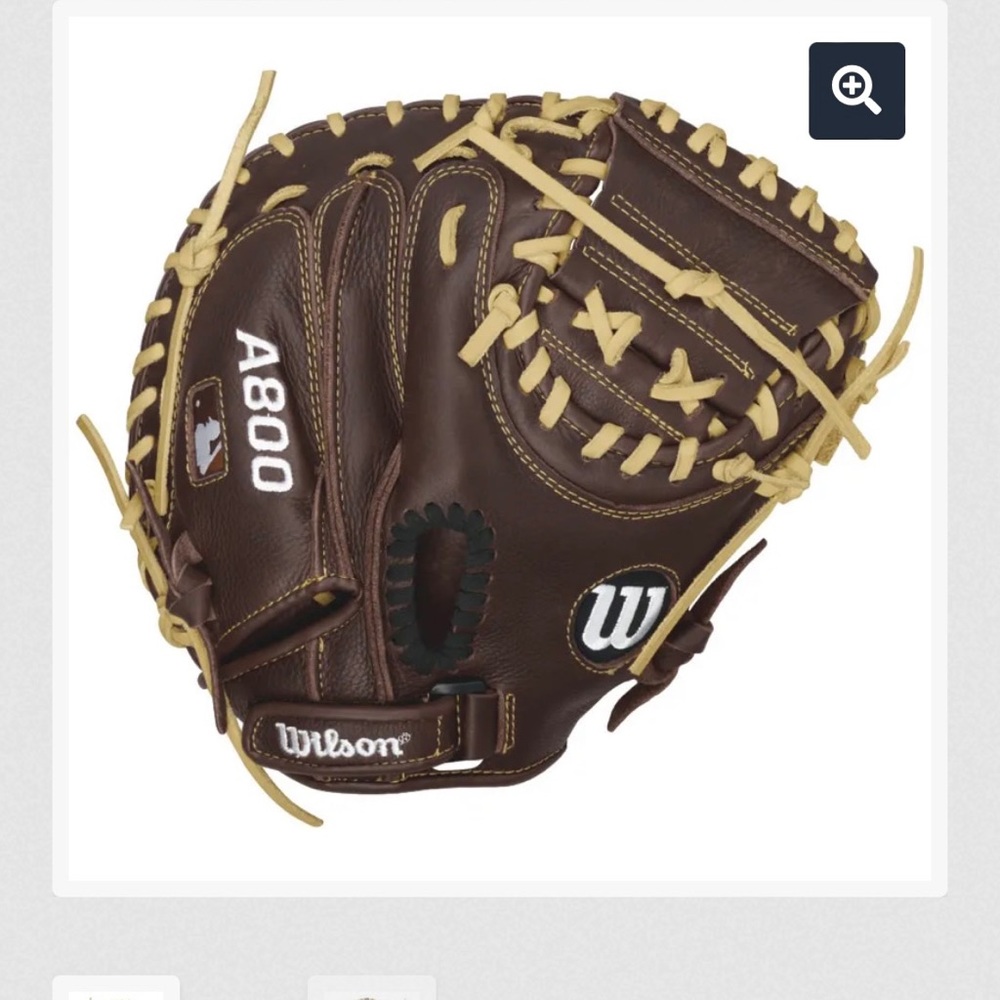 Brand New, Never Used. Wilson A800 Showtime Catcher’s Mitt. WTA08RB16CM32